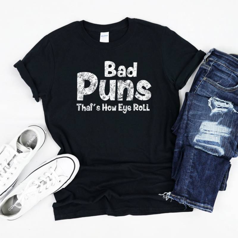 Pun Shirt, Bad Puns That Es How I Roll, Shirt von InspoTees