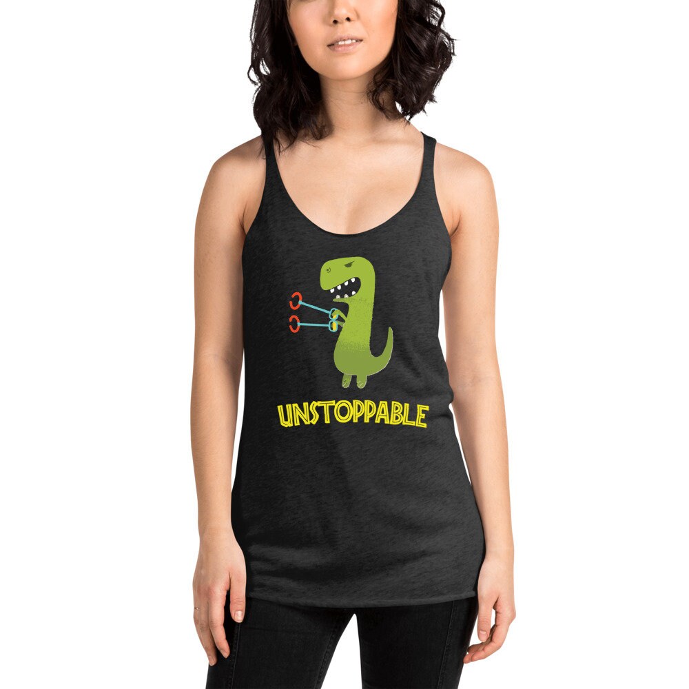 T-Rex Tank Top, Unaufhaltsame Women Es Racerback von InspoTees