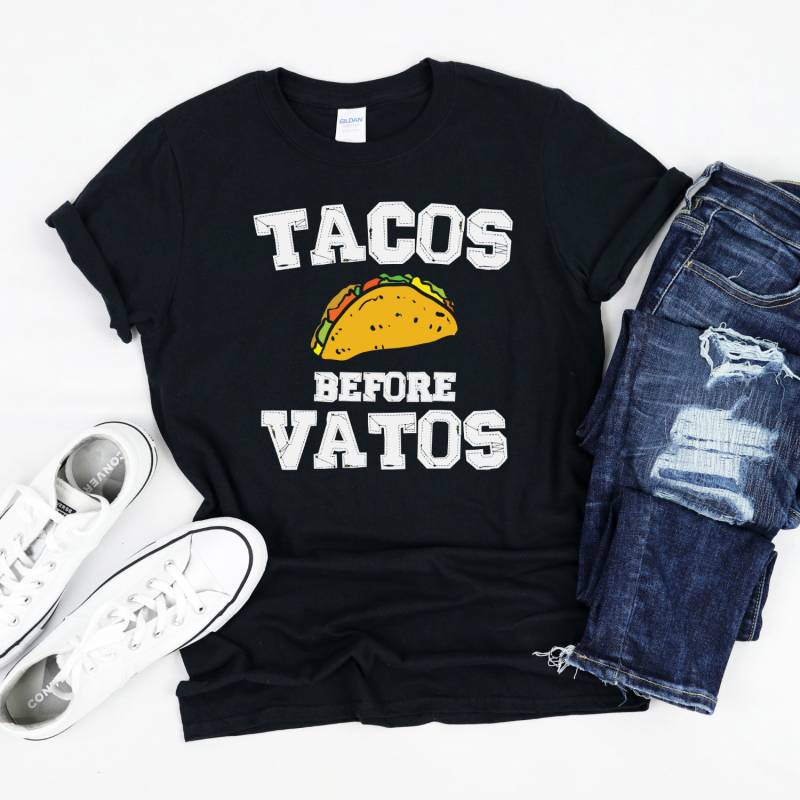 Tacos Before Vatos, Funny Taco Shirt, T-Shirt For Women Tacos Before Vatos, Funny Taco Shirt, T-Shirt For Women von InspoTees