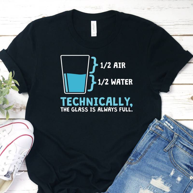 Technisch Ist Das Glas Full Shirt, Science Nerd Halb T-Shirt, Teacher Gift Technisch Ist Das Glas Full Shirt, Science Nerd Halb T-Shirt, Teacher Gift von InspoTees