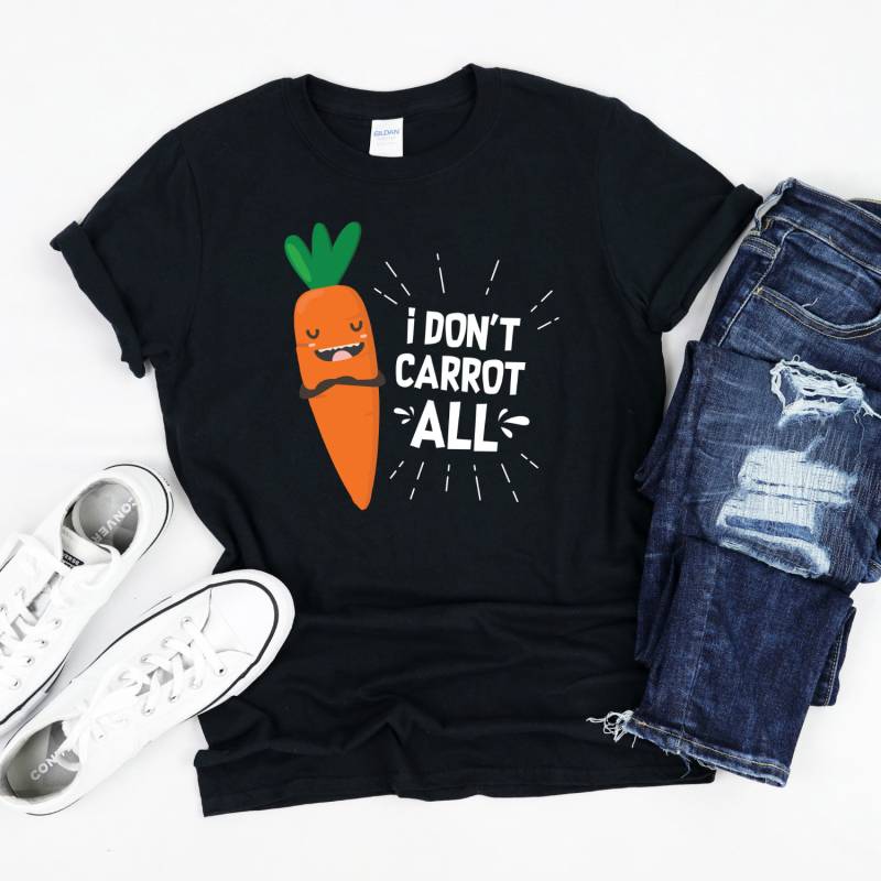 Vegan Pun Shirt, Carrot Lover T-Shirt, I Don " T All, Meme Vegan Pun Shirt, Carrot Lover T-Shirt, I Don " T All, Meme von InspoTees