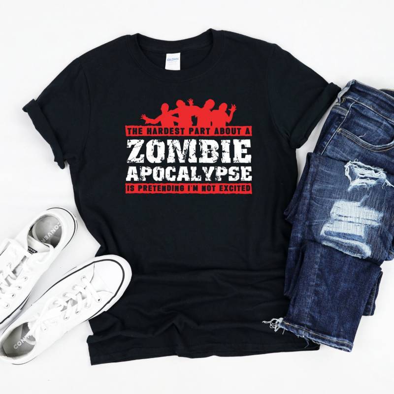 Zombie Apocalypse Shirt, Humor T-Shirt von InspoTees