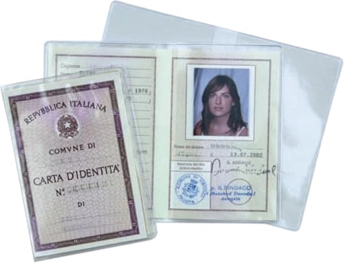 Instant Project N° 10 Ausweishalter aus Kunststoff - PVC transparent 12 x 16 cm, durchsichtig, 12x16 cm aperto, Casual von Instant Project