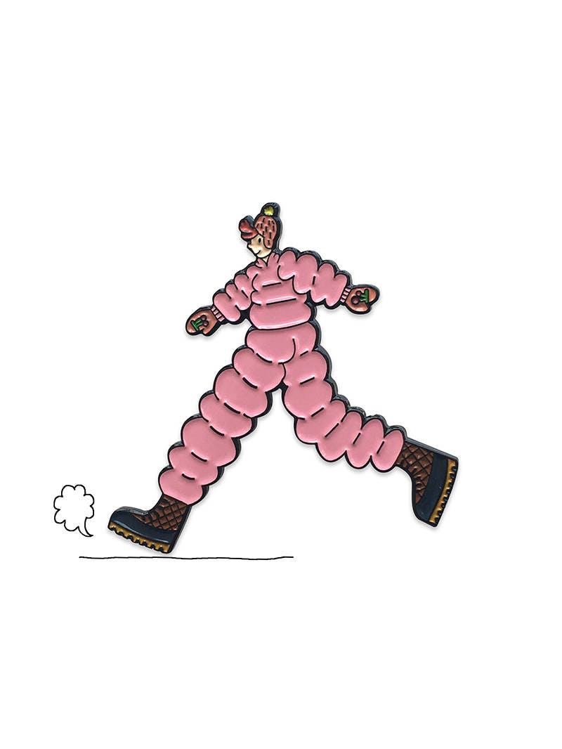 Padding Jumpsuit Junge Emaille Pin Padding Jumpsuit Junge Emaille Pin von InstantRabbit