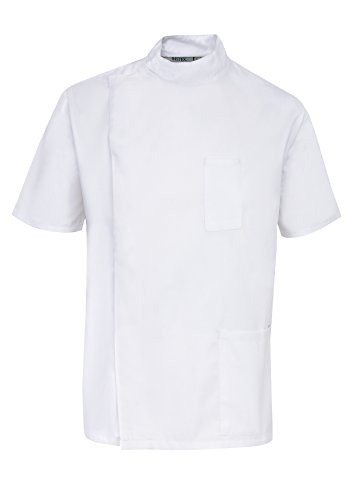 Instex Herren Gesundheitswesen Tunika Männliche Krankenschwester NHS Zahnarzt Tierarzt GP Uniform INS35 (Weiß, L), large, L von Instex