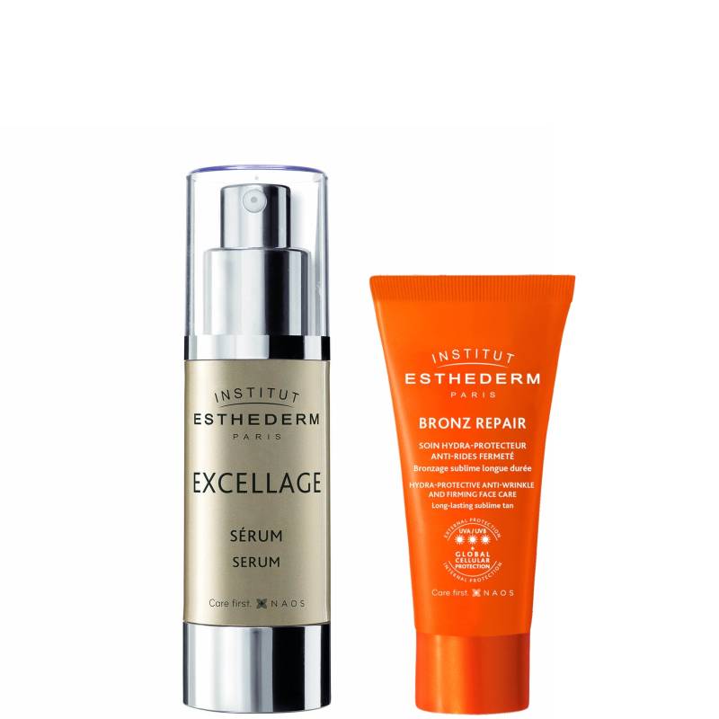 Institut Esthederm Excellage Firming Face Serum & Bronz Repair Bundle von Institut Esthederm