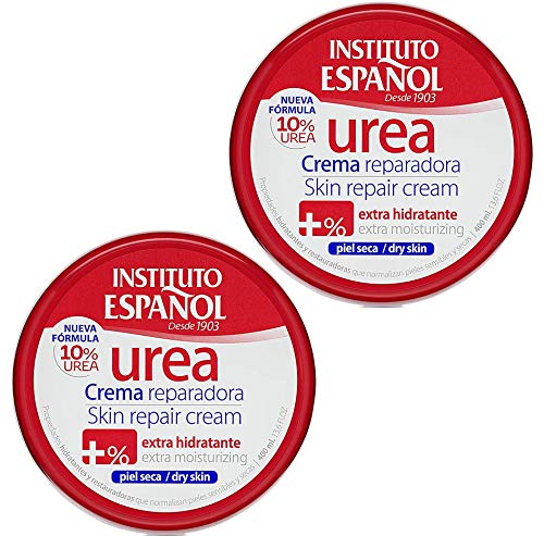 Instituto Espanol Urea Advanced Repair Cream Harnstoff trockene Haut Körpercreme Gesichtscreme Handcreme Bodycreme 2x400ml von Instituto Español
