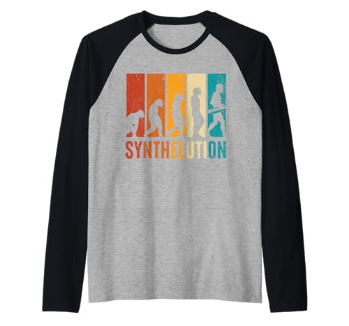 Herren Synthelution Evolution Musiker Band Instrument Synthesizer Raglan Herren Synthelution Evolution Musiker Band Instrument Synthesizer Raglan von Instrument Evolution Musik Band Synthesizer