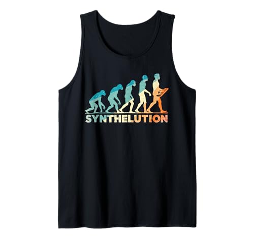 Herren Synthelution Evolution Musiker Band Instrument Synthesizer Tank Top Herren Synthelution Evolution Musiker Band Instrument Synthesizer Tank Top von Instrument Evolution Musik Band Synthesizer