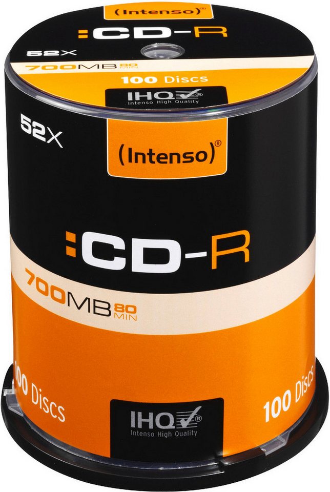 Intenso Notebook-Rucksack Intenso CD-R 700MB/80 Min. 52x Speed Cake Box 100 Intenso Notebook-Rucksack Intenso CD-R 700MB/80 Min. 52x Speed Cake Box 100 von Intenso