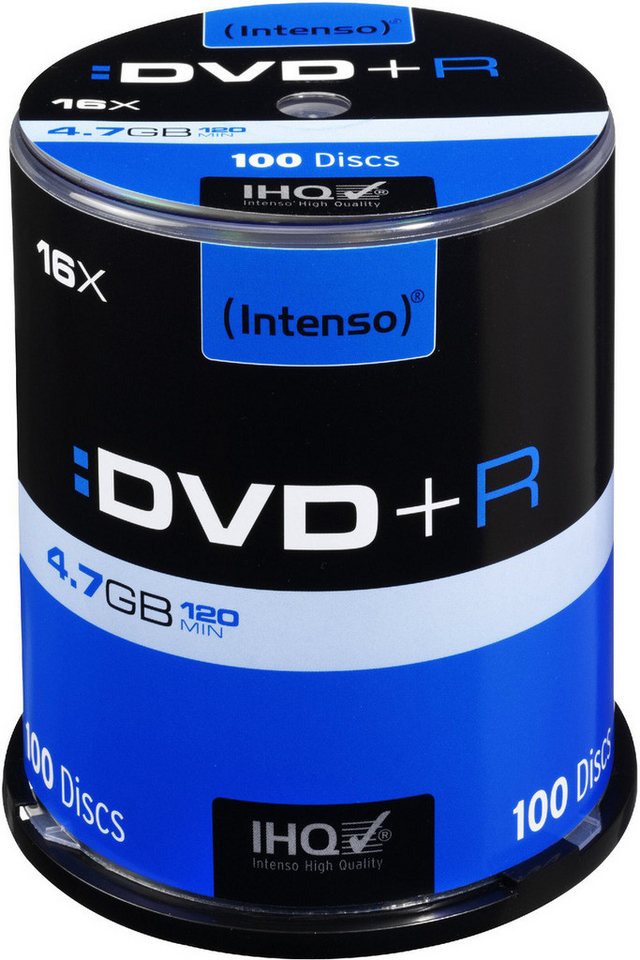 Intenso Notebook-Rucksack Intenso DVD+R 4,7GB 16x Speed Cake Box 100 Intenso Notebook-Rucksack Intenso DVD+R 4,7GB 16x Speed Cake Box 100 von Intenso