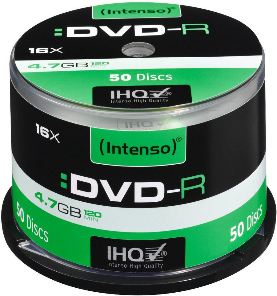Intenso Notebook-Rucksack Intenso DVD-R 4,7GB 16x Speed Cake Box 50 von Intenso