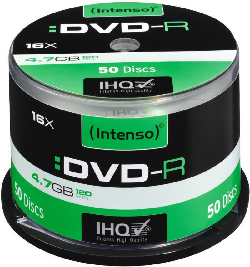 Intenso Notebook-Rucksack Intenso DVD-R 4,7GB 16x Speed Cake Box 50 von Intenso