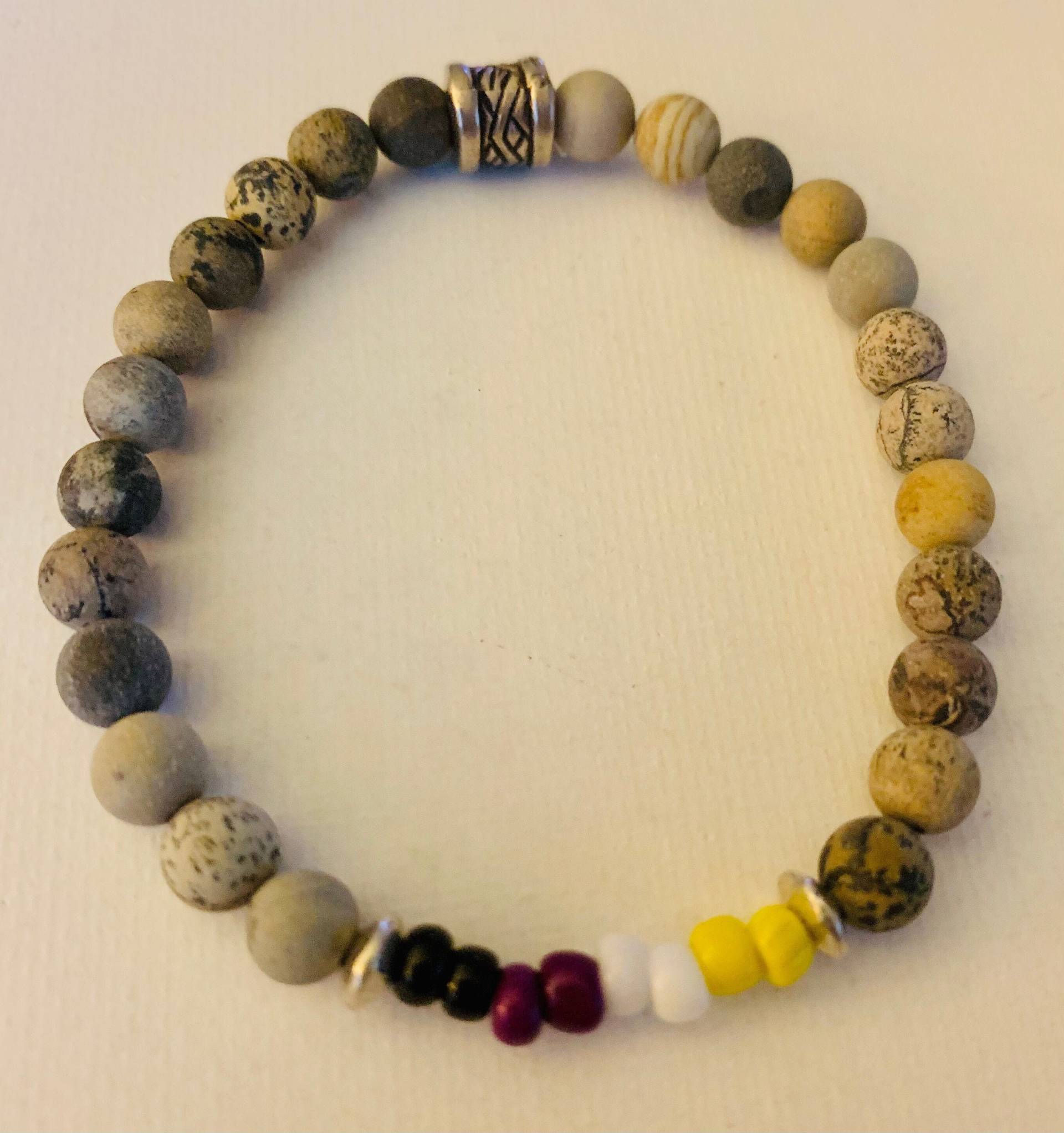 Handgefertigter Perlenschmuck - Non-Binary Pride Handgefertigter Perlenschmuck - Non-Binary Pride von IntentionalByLyndsay