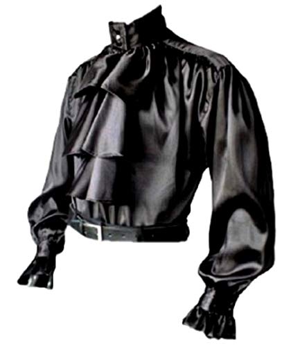 Inter-Moden New Romantic - Herren Gothic Pastorenhemd Aziru M/schwarz von Inter-Moden