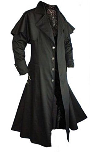 Inter-Moden Tageskleidung - Herren Gothic Kutscher Mantel Matrixo XXL von Inter