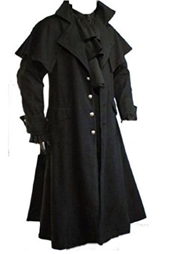 Inter-Moden Tageskleidung - Herren Gothic Kutscher Mantel Raven-Claw XXL von Inter-Moden