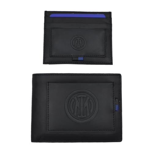 Inter Unisex 153441 Set Geldbörse und Kreditkartenetui aus 100% Leder, P3441 von Inter