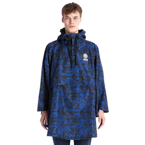 Inter Unisex Giacca Regenponcho Exklusive Kollektion Rain, Schwarz, S-M Plus von Inter