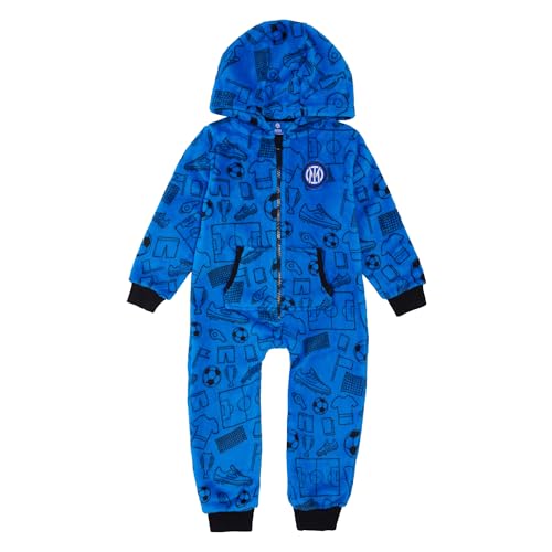 Inter Unisex-Kinder 0-28 Jumpsuit Baby-Strampler, Schwarzblau, 18 MESI von Inter