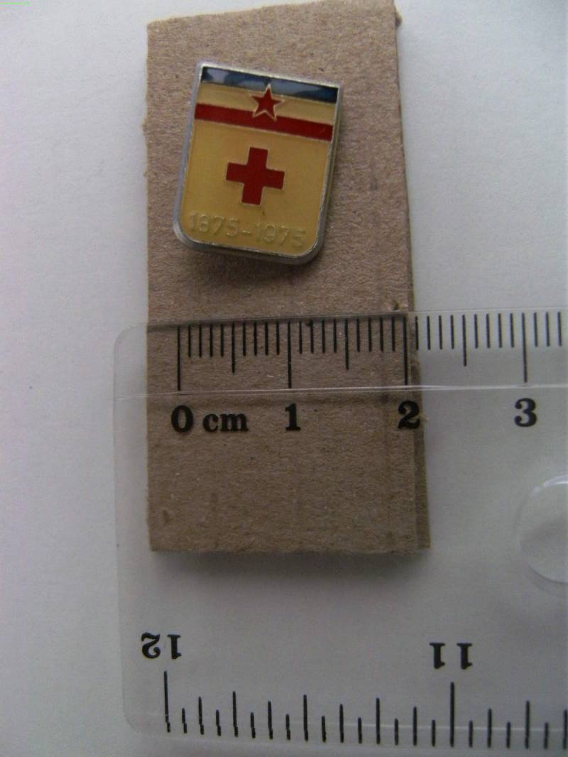 Das Rote Kreuz Von Jugoslawien 1875-1975. -Jubiläums Abzeichen Selten von Interestingsmallshop