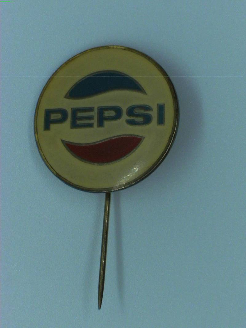Pepsi-Cola Große Vintage Brosche Abzeichen Pepsi-Cola Große Vintage Brosche Abzeichen von Interestingsmallshop