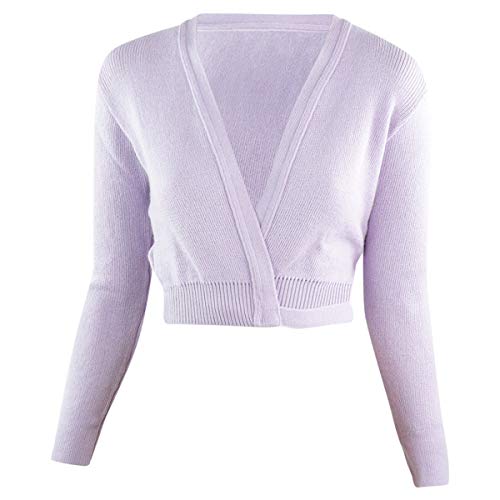 Intermezzo Damen Ballett Wickeljacke/Weste 6000 Jersey Elisa - Farbe: Lavendel (080) - Größe: L von Intermezzo