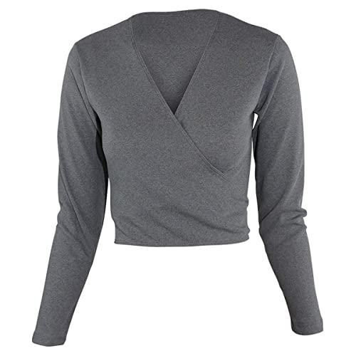 Intermezzo Mädchen Ballett Wickeljacke 6544 Jecru Ml - Farbe: Dunkelgrau (188) - Größe: 10 von Intermezzo