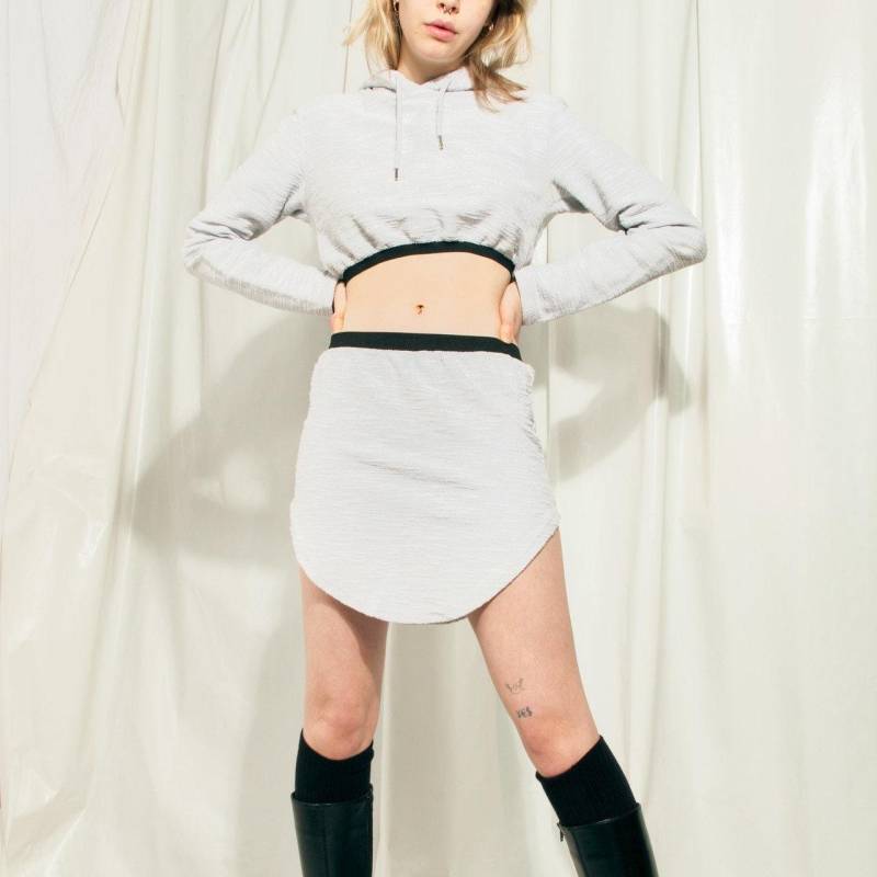 Vintage Y2K Hoodie Rock Set - 2000S Sporty Co-Ords Upcycled Streetwear Outfit Größe S von InterzoneVntg