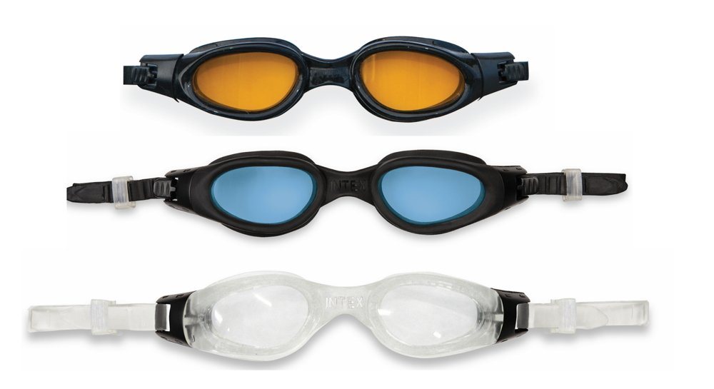 Intex Schwimmbrille Schwimmbrille Silicone Sport Master Goggles ab 8 zufällige Auswahl von Intex