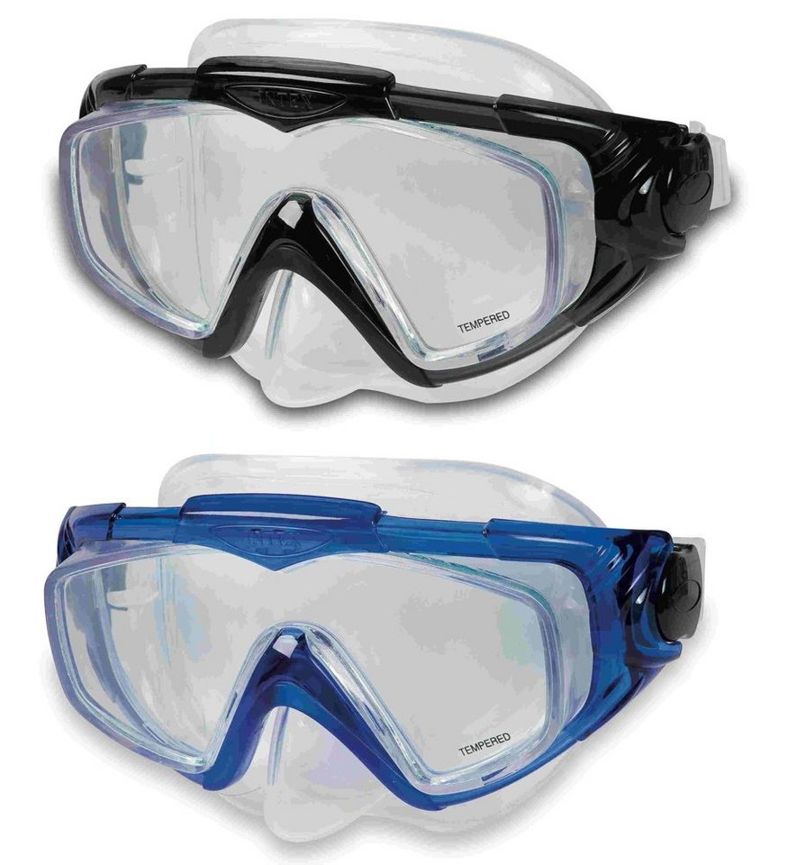 Intex Taucherbrille Tauchermaske Silicone Aqua Sport Masks ab 14 zufällige Auswahl 55981 von Intex