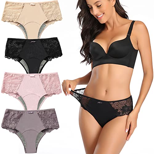 Intiflower Periode Unterwäsche für Frauen Teenager Mädchen Menstruationsperiode Panties Auslaufsicher Slip - - Medium von Intiflower
