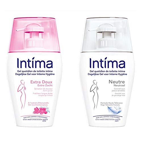 Intima Hygiene-Gel für Damen, extra weich, 200 ml + neutrales Gel 200 ml von Intima