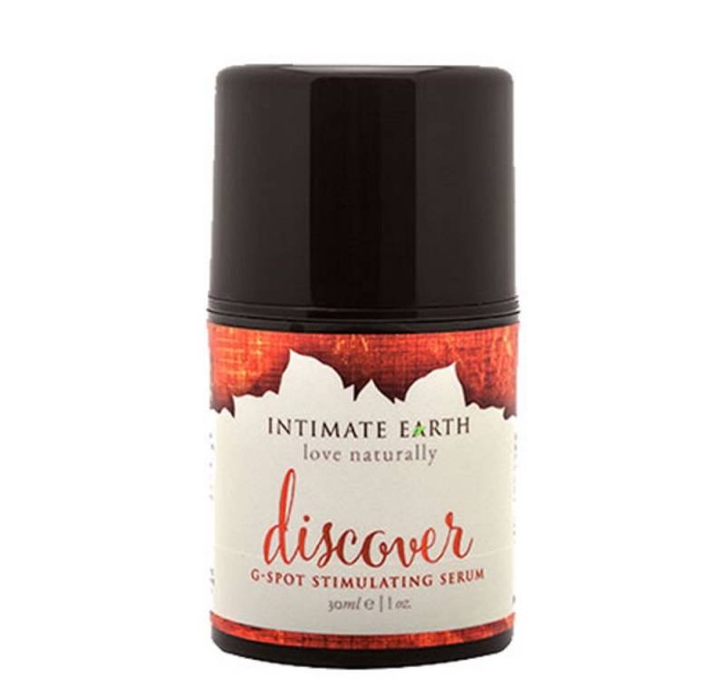 Intimate Earth Stimulationsgel Discover (mit Pfefferminzöl und L-Arginin), Flasche mit 30ml, 1-tlg., veganes und biologisches Stimulationsgel - für den G-Punkt von Intimate Earth