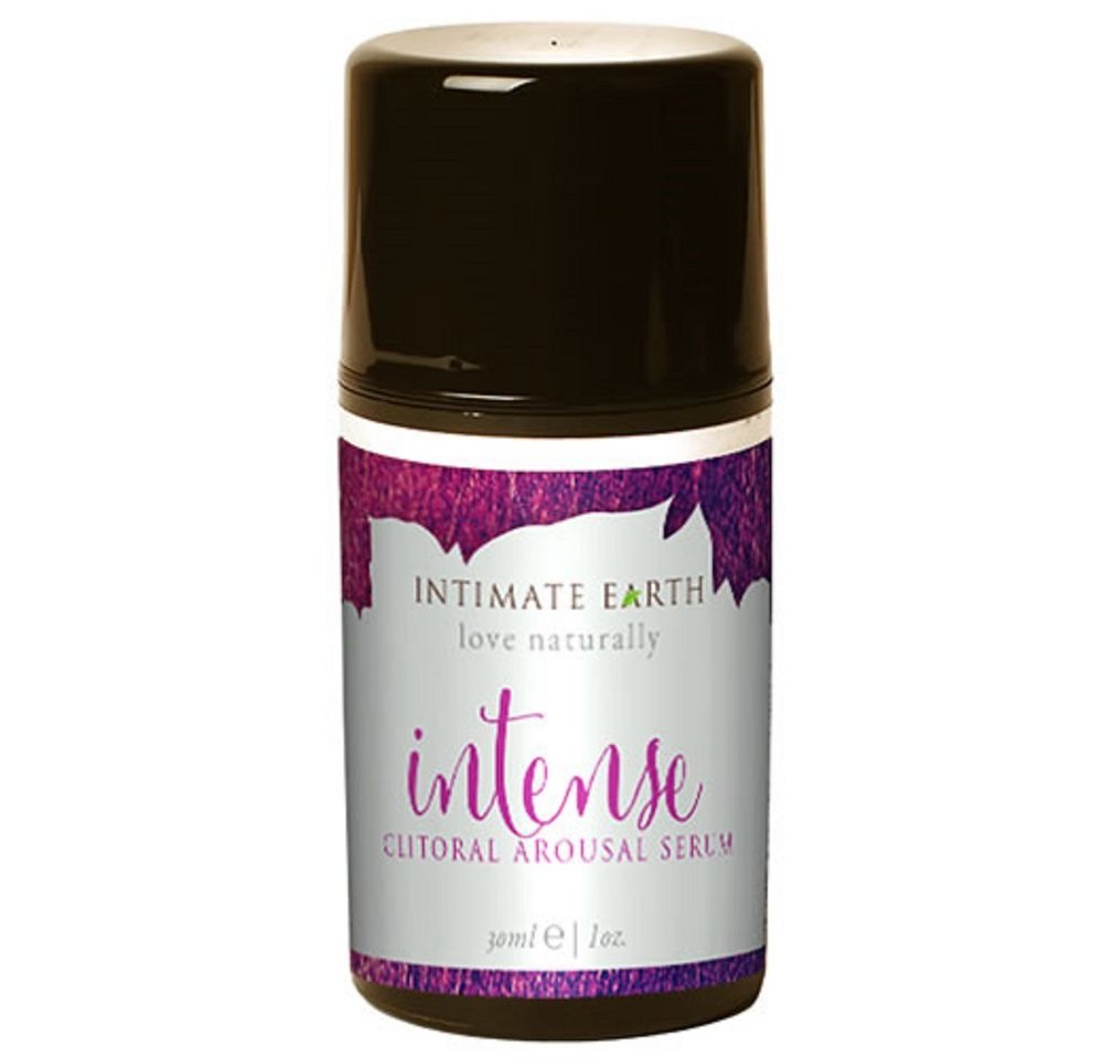 Intimate Earth Stimulationsgel Intense (mit Pfefferminzöl und L-Arginin), Flasche mit 30ml, 1-tlg., veganes und biologisches Stimulationsgel - für die Klitoris von Intimate Earth