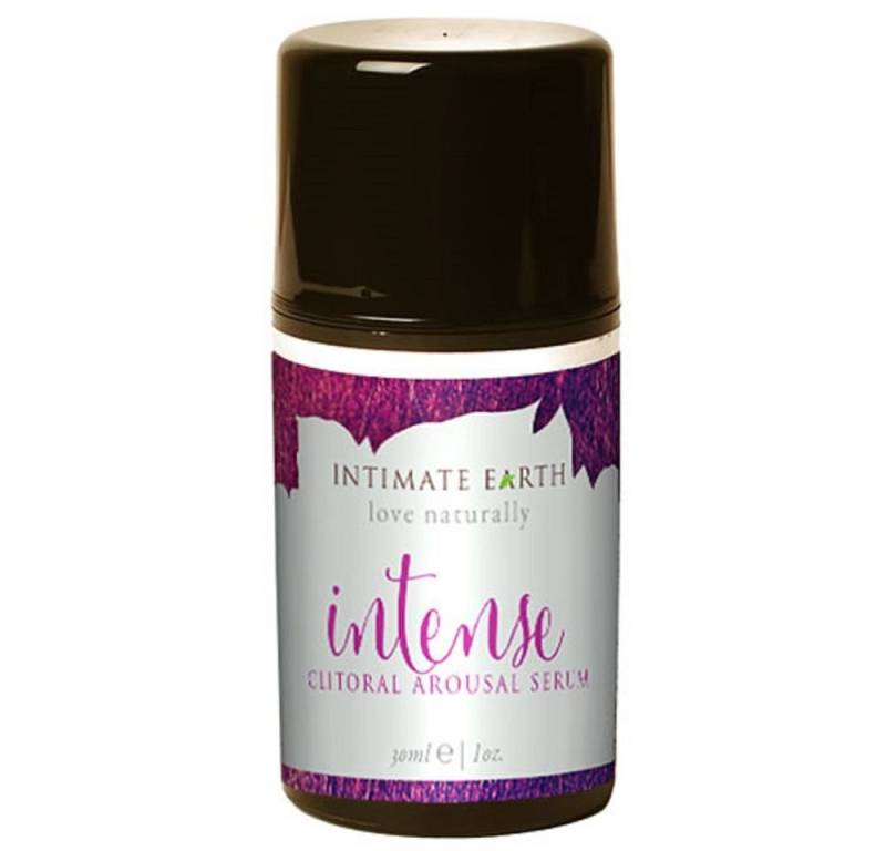 Intimate Earth Stimulationsgel Intense (mit Pfefferminzöl und L-Arginin), Flasche mit 30ml, 1-tlg., veganes und biologisches Stimulationsgel - für die Klitoris von Intimate Earth