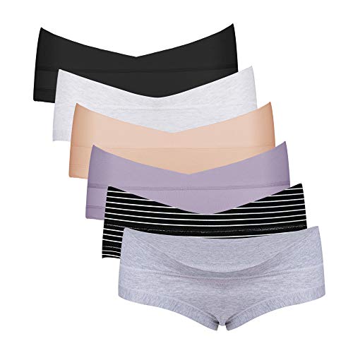 Intimate Portal Umstandsunterhosen Umstandsslips Schwangerschaft Postpartum Unterwäsche Schwangerschaftsslips 6er-Pack Favorit L von Intimate Portal