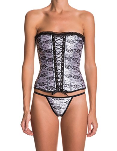 Intimax Damen 2163WXL Bustier, Grau (Gris), 40 (Herstellergröße: X-Large) von Intimax