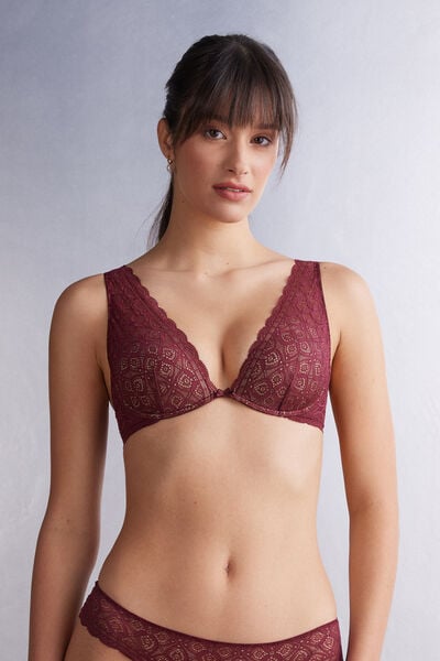 Balconette-bh Elena Aus Spitze Bordeaux von Intimissimi