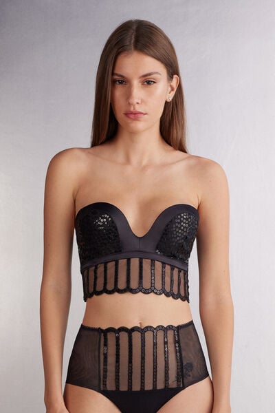 Bandeau-bustier Monica See The Magic Schwarz Bandeau-bustier Monica See The Magic Schwarz von Intimissimi