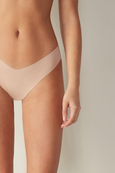 Brasil Slip Aus Mikrofaser Ultralight Im 80's Stil Natürlich von Intimissimi