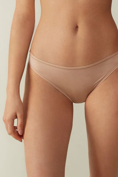 Brasil Slip Aus Mikrofaser Ultralight Natürlich von Intimissimi