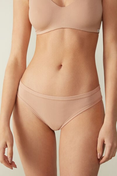 Brazilian-slip Aus Baumwolle Ultralight Natürlich von Intimissimi