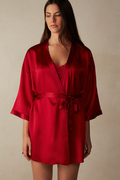 Kimono Aus Seide Rot von Intimissimi