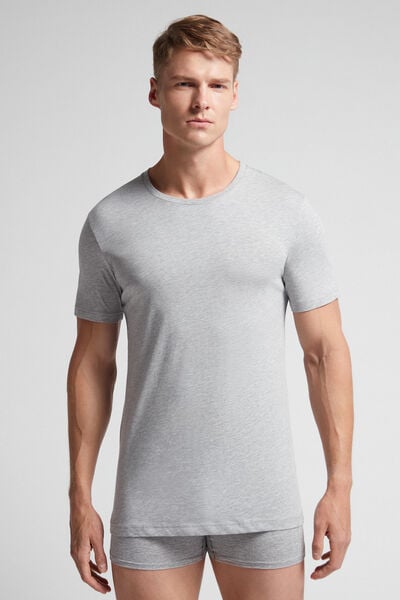 T-shirt Aus Superior-baumwolle Grau von Intimissimi