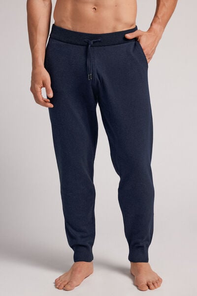 Lange Strickhose Blau von Intimissimi