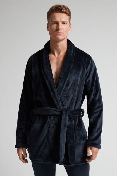 Morgenrock Aus Fleece Blau von Intimissimi