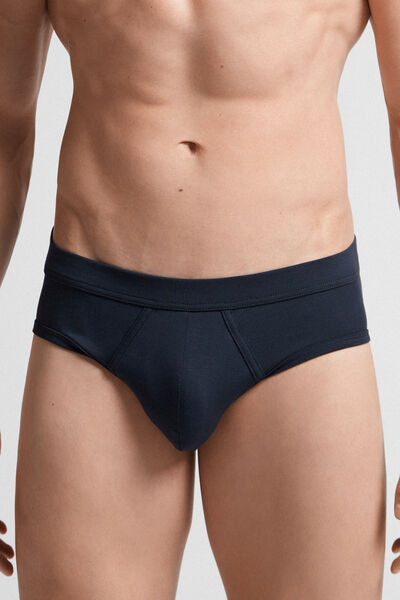 Slip Aus Superior-baumwolle Blau von Intimissimi