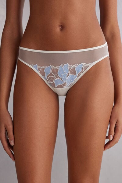 Slip Eternal Flowers Weiß von Intimissimi