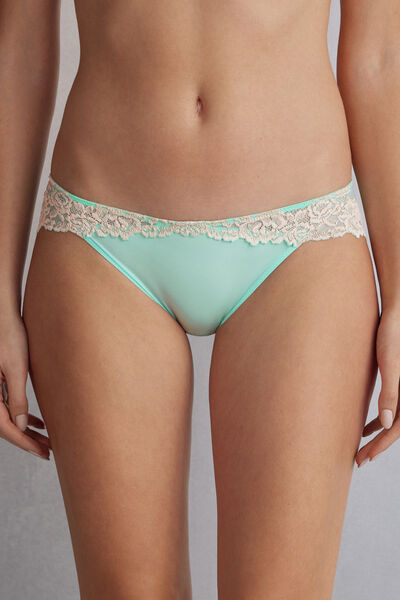 Slip Pretty Flowers Weiß von Intimissimi